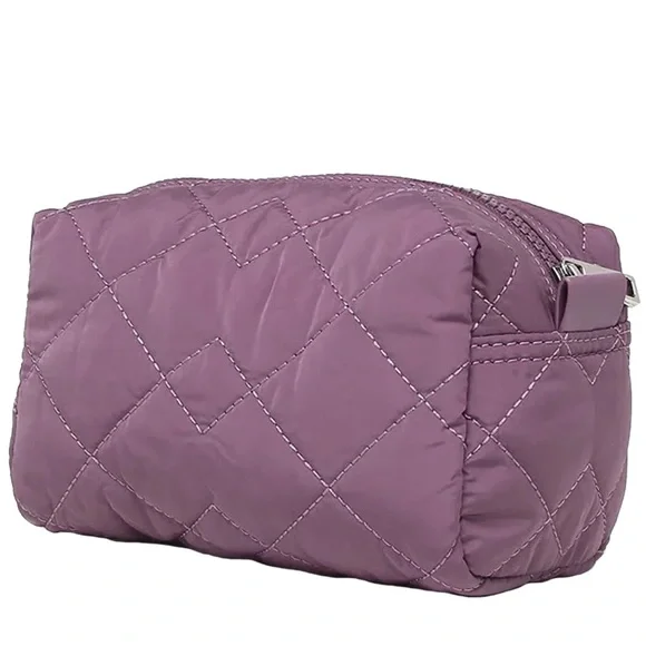 Marc Jacobs Large Quilted Cosmetics Pouch in Purple Gum M0011326 - Picture 3 of 6